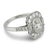 Gia 1.03 Carat Old Mine Cut Diamond Platinum Engagement Ring, Size 6.75 For Sale - Image 4 of 7
