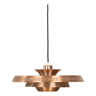 Vintage Nova Pendant Lamp in Aluminum from Fog and Mørup, 1963 For Sale