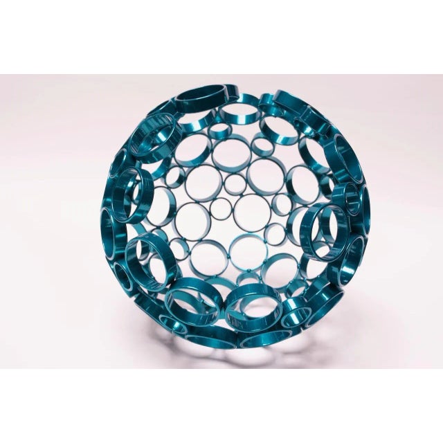 Contemporary Steel "Orb" Sculpture by Scott Behr For Sale - Image 10 of 13