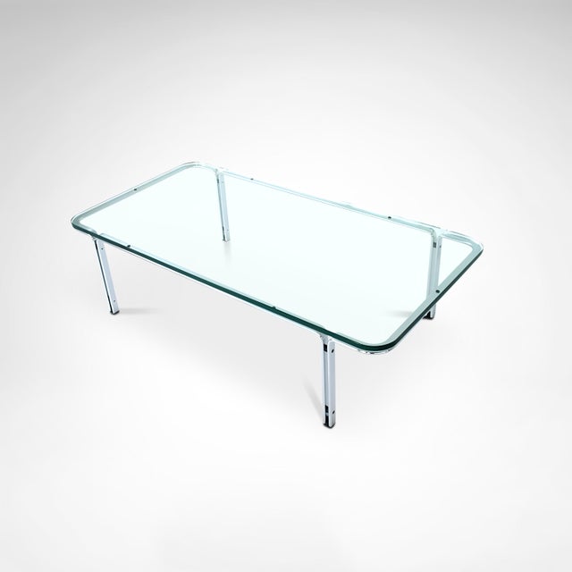Gray T112 Coffee Table in Steel and Glass by Horst Bruning for Kill International, 1970s For Sale - Image 8 of 11