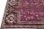 Purple Vintage Persian Handmade Geometric Wool Runer For Sale - Image 4 of 7