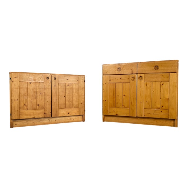 Pair of Vintage 1960's Charlotte Perriand Cabinets, Attributed For Sale