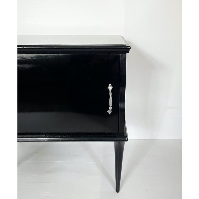 Wood Vintage Bedside Tables, 1970s, Set of 2 For Sale - Image 7 of 13