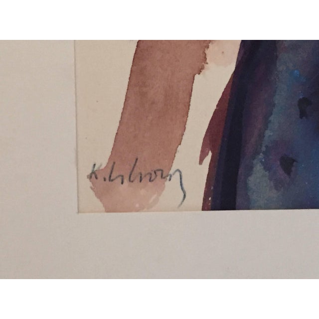 Katherine Librowicz, Women with Parrot on Arm For Sale - Image 4 of 4