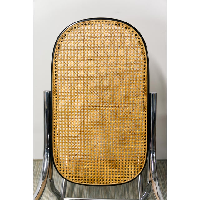 Mid 20th Century Bauhaus Style Marcel Breuer Attributed Rocking Chair For Sale - Image 5 of 6