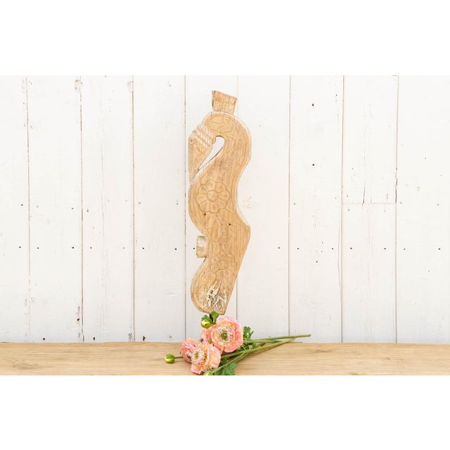 Floral Carved Antique Indian Panel For Sale - Image 10 of 10