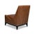 Contemporary Leather Accent Chair For Sale - Image 4 of 12