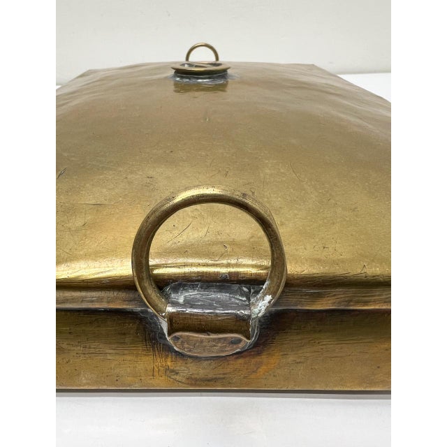 Brown 19th Century Victorian Brass Foot Warmer For Sale - Image 8 of 10