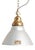 Antique Gecoray Pendant Light in Mirrored Mercury Glass from GEC, 1920s For Sale