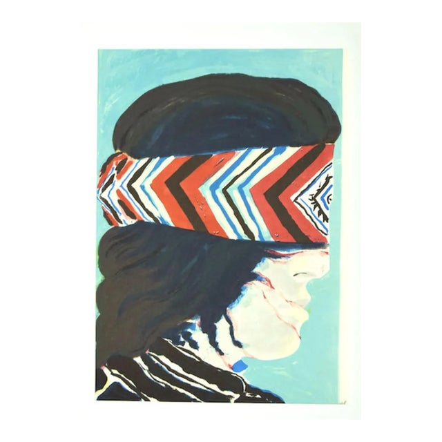 Banded, Late 20th-Century, Lithograph For Sale