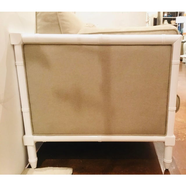 2020s Worlds Away Modern Khaki Ainsley Sofa For Sale - Image 5 of 7