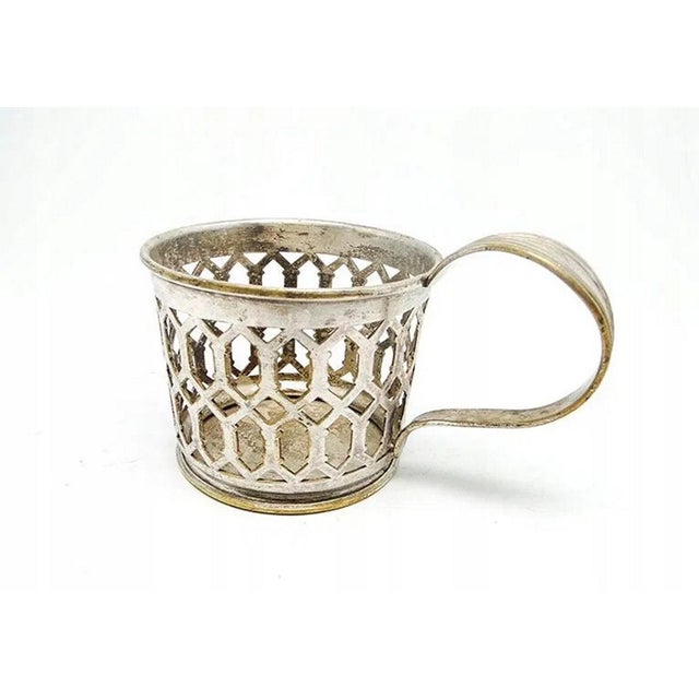 Art Nouveau Polish Tea Basket from Fraget, 1890s For Sale - Image 6 of 12