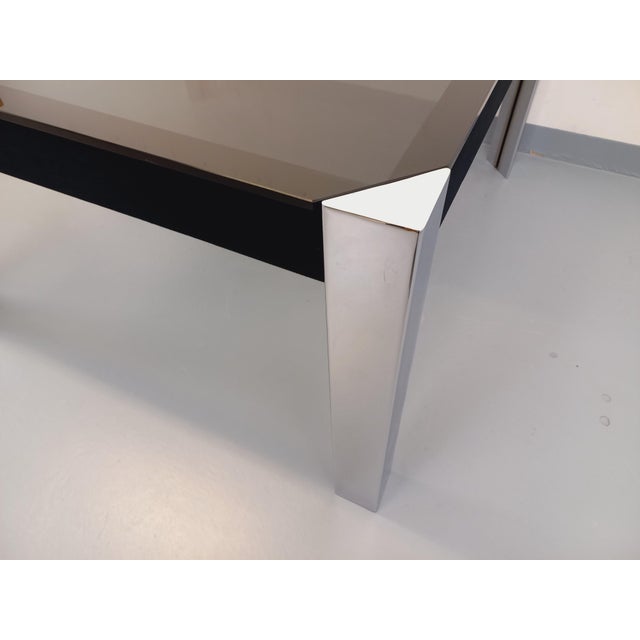 Vintage Italian Square Dining Table by Guido Faleschini, 1970s For Sale - Image 9 of 18