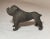 Metal Antique Austrian Miniature Bronze Dog Bulldog Statue Figure Sculture Realistic For Sale - Image 7 of 12