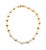 Lovel Knot Estate Necklace 1.40ct Diamond 14k Gold & Bar Link For Sale - Image 4 of 5