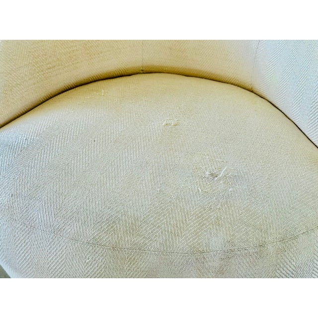 1970s Vladimir Kagan for Directional Nautilus Swivel Chairs- A Pair For Sale - Image 13 of 15