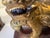 Pair Late 19th Century Chinese Carved Giltwood Male & Female Guardian Foo Dogs With Cub Attached to Female For Sale - Image 6 of 12