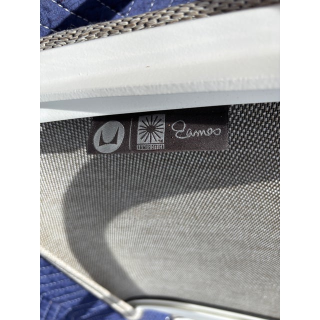 Pair of Eames Aluminum Group Outdoor Swivel Lounge Chair With Arms by Herman Miller For Sale In Chicago - Image 6 of 9