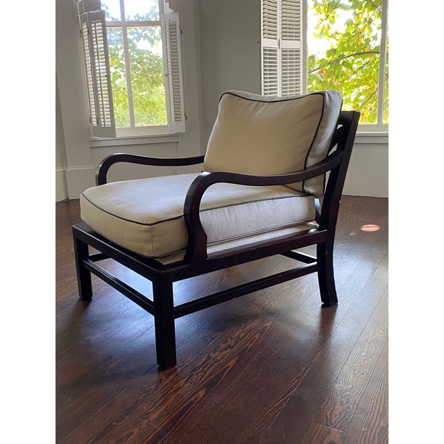 Laura Kirar For Baker Muji Lounge Chair And Ottoman Chairish