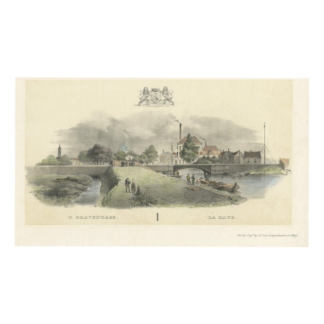 Van Langenhuijsen, The Hague, 1850, Paper For Sale