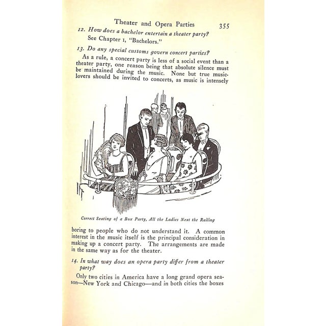 "Standard Etiquette" 1925 Richardson, Anna Steese For Sale In New York - Image 6 of 11