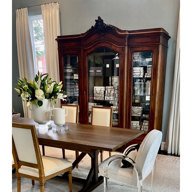 Baroque Early 19th Century French Baroque Mahoghany Breakfront For Sale - Image 3 of 6