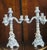 Vintage German Meisen Style Porcelain Figural 2 Parts Candleholders For Sale - Image 4 of 11