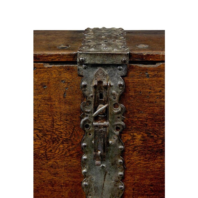 Baroque Revival Oak Dome Top Chest, 1840s For Sale - Image 6 of 11