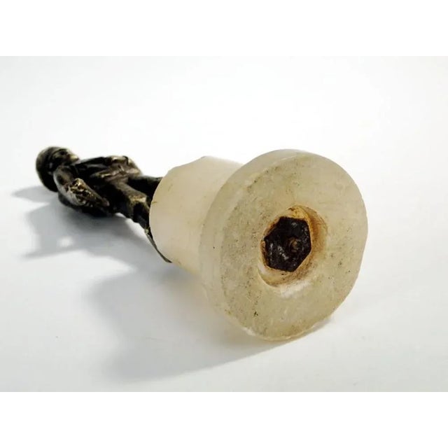 Art Deco Bronze Figurine with Schoolboy, Poland, 1930s For Sale - Image 3 of 7