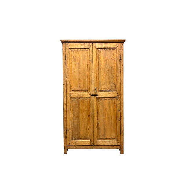 Antique Poplar Cabinet, 1890s For Sale - Image 4 of 4