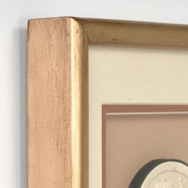 Two Framed Grand Tour Plaster Intaglios For Sale - Image 9 of 9