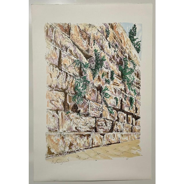 Boruch Nachshon Hand signed lower left Baruch Nachshon, was born in Mandatory Palestine in 1939, in the city of Haifa....