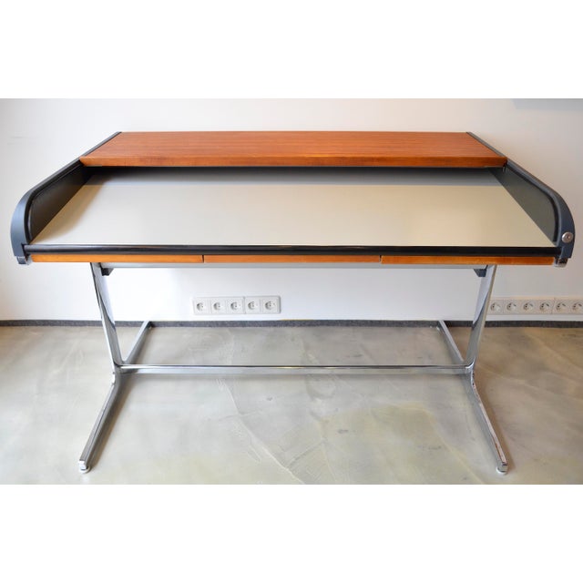 Wood Action Office Desk by George Nelson for Herman Miller, 1964 For Sale - Image 7 of 18