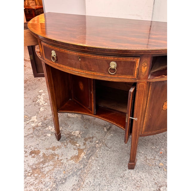 Federal Style Inlaid Mahogany Sideboard, 19th Century For Sale - Image 10 of 12