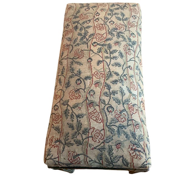 Textile 19th Century Louis XVI Music Bench With Gilt and Original Tapestry For Sale - Image 7 of 15