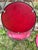 1960s Syd Leach Wrought Iron Bistro Set With Pink Vinyl Chairs For Sale - Image 10 of 14