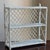 Mid 20th Century Mid-20th Century White Wicker Hanging Wall Shelf For Sale - Image 5 of 11