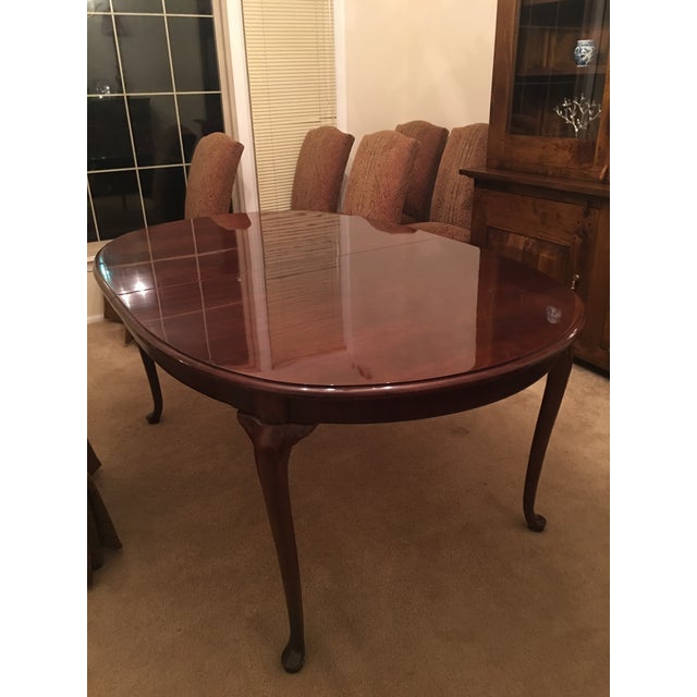 Thomasville Cherry Queen Anne Dining Table Chairish