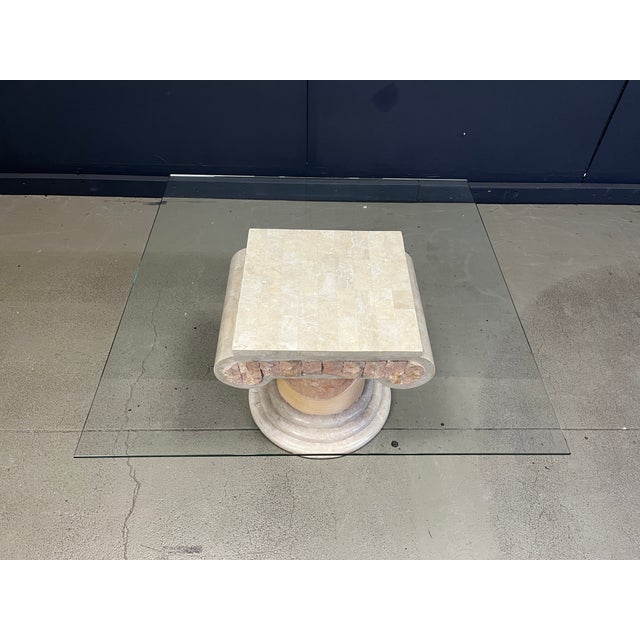 Tesselated Column Coffee Table by Maitland Smith, 1970s For Sale - Image 10 of 11