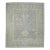 Early 21st Century Gray & Green Floral Design Handwoven Wool Turkish Oushak Rug 8' X 9'6" For Sale