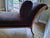 Klismos Chaise in Brown Mohair For Sale - Image 14 of 16