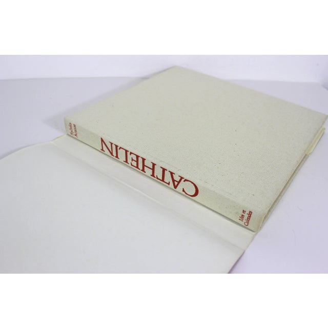 1981 Cathelin Art Book Linen Hardcover Hard Cover With Dust Jacket Gift for Him Her Art Lover, Bookshelf Styling French For Sale - Image 4 of 10