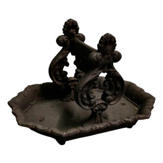 Victorian Cast Iron Boot Scraper by T Holcroft & Sons, 1850 For Sale