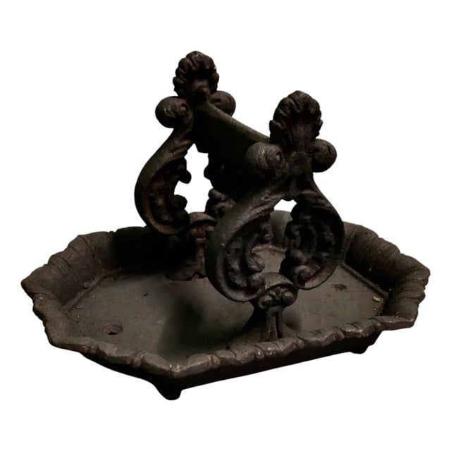 Victorian Cast Iron Boot Scraper by T Holcroft & Sons, 1850 For Sale