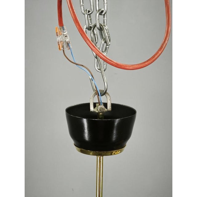 Space Age UFO Glass Pendant Light by Ludib Bratislava, Czechoslovakia, 1960s For Sale - Image 6 of 13