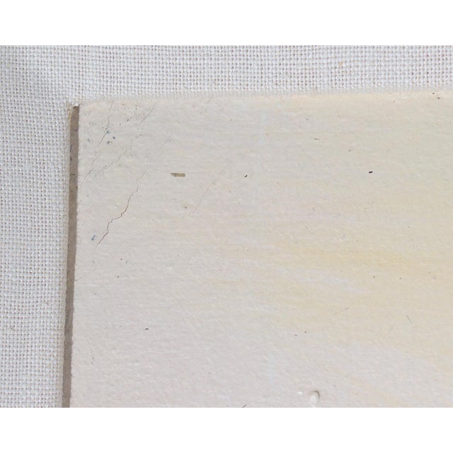 Blue “La Caraco” Acrylic on Canvas Painting By For Sale - Image 8 of 9