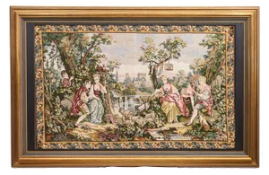 Galante Scene Tapestry, 1940s