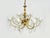 Vintage Bronze Suspension Chandelier with 12 Lights, 1960s For Sale - Image 3 of 11