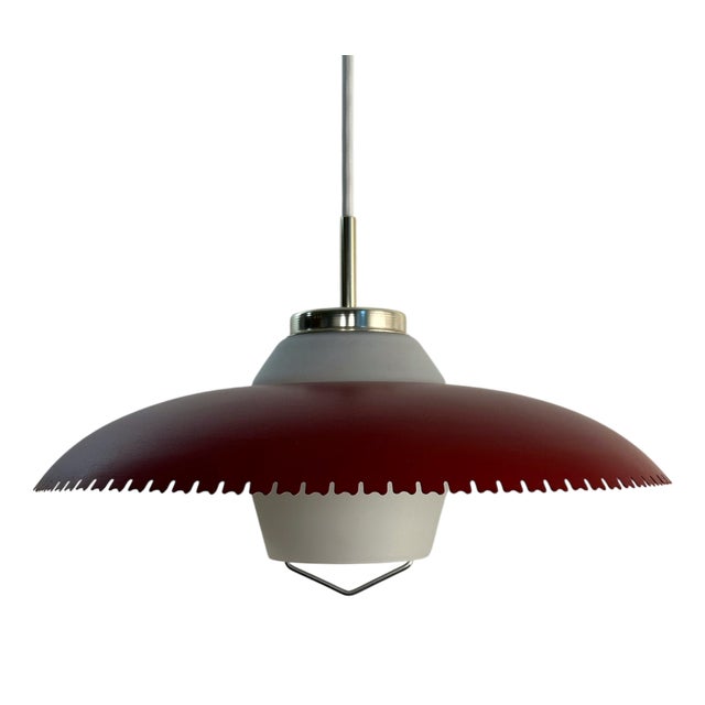 Mid-Century Modern Pendant Lamp by Bent Karlby for Ask/Schrøder, 1960s For Sale
