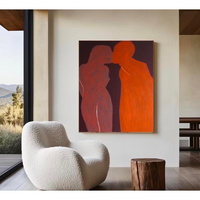 Bodasca, A Kiss, 2026, Acrylic on Canvas For Sale - Image 6 of 10